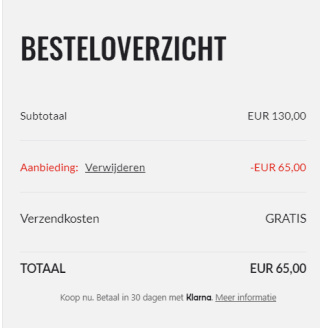 Ray-Ban zonnebril voor €65 dmv code bij Ray-ban