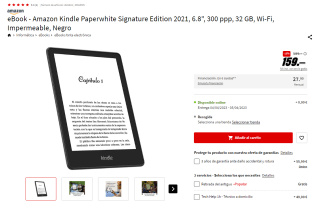 eBook - Amazon Kindle Paperwhite Signature Edition por 159€