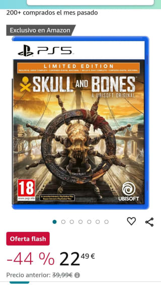 Skull & Bones PlayStation 5 por 22,49€.