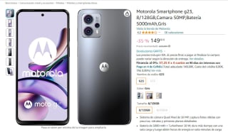 Smartphone Motorola G23 128/8GB por 149€