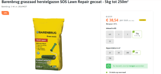 Barenbrug Herstel SOS <250 m2 - 5kg voor €38,54 bij Hermie