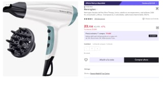 Secador de Pelo Shine Therap marca Remington modelo D5216 por 13.89€