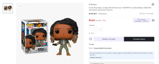 Figura Funko Pop Kayla Jurassic World Dominion por 48,99€