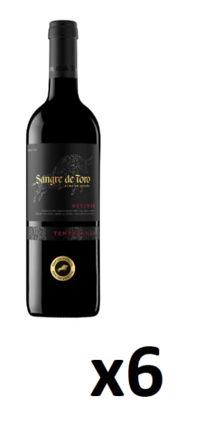 6 Botellas de Sangre de Toro Edición Especial Reserva 2016 por 38€