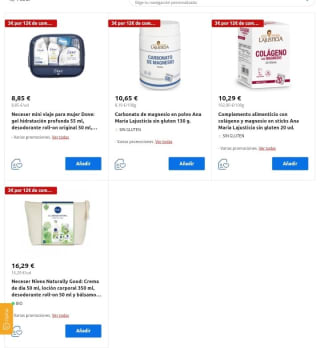 -3€ por cada 12€ de compra en Perfumería y Belleza desde Carrefour.