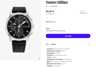 Reloj Cronografo para Hombre Tommy Hilfiger por 90€
