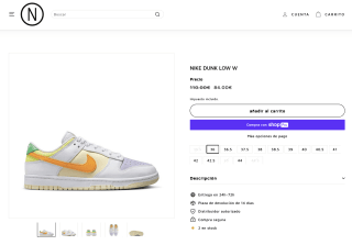 Zapatillas Nike Dunk Low W por 84€