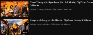 Películas Gratis de Warner Bros en Youtube