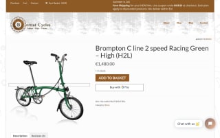 Brompton C line 2 speed Racing Green High H2L por 1.480€