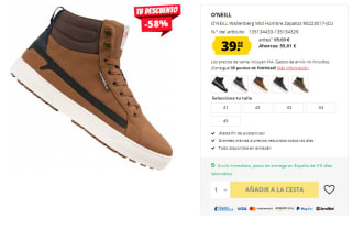 Botines para Hombre O'NEILL Wallenberg Mid por 39.99€