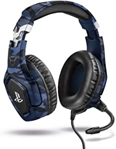 Trust Cascos Gaming PS4 y PS5 Auriculares de Gaming GXT 488 Forze-B, Licencia Oficial para Playstation, Micrófono Plegable, Altavoces Activos de 50 mm, Cable Trenzado de Nailon de 1.2 m, Azul por 27,59€