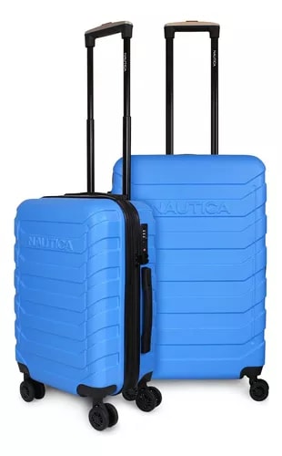 Pack 2 Maletas S Cabina+mediana Soho Azul Rey Nautica por $139.990