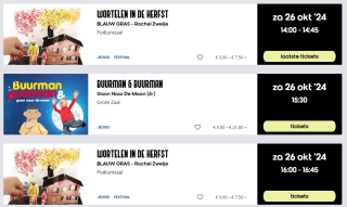 Gratis activiteiten en gratis toegang tot theater voor kinderen tijdens Nationaal Theater Weekend 23 t/m 30 oktober