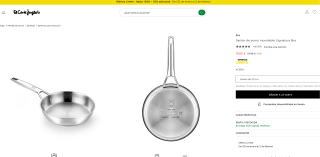 Sartén Signature Bra acero inoxidable por solo 16,63€