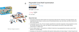 Playmobil Great Barrier Reef platform (71623) voor €20,63 bij Amazon