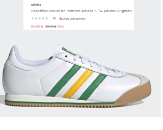 Zapatillas casual de hombre Adidas K 74 Adidas Originals por 54.95€