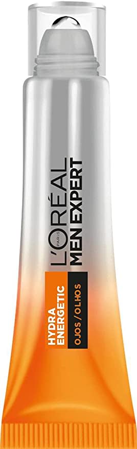 L'Oreal Paris Men Expert Hydra Energetic Roll-On Ojos Anti-Bolsas + Anti-Ojeras con 2 Vitaminas - 10 ml. Por 6,44€