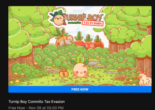 Turnip Boy Commits Tax Evasion gratis bij Epic games
