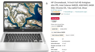 HP Chromebook 14a-na0178nd voor €199 bij Amazon