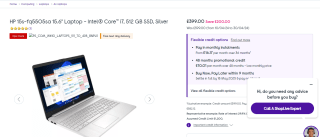HP 15s-fq5505sa 15.6" Laptop - £399