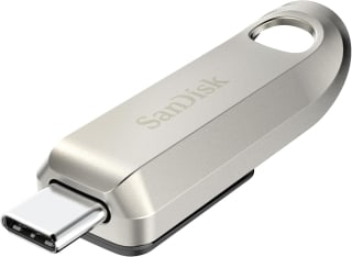 SanDisk Ultra Luxe - USB-flashstation 128 GB - USB-C 3.2 Gen 1 voor €13,99 bij Amazon