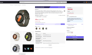 Samsung Galaxy Watch7 BT 40mm 1.31" Exynos W1000 32GB 2GB RAM 300mAh Android a solo 185€