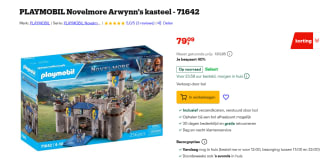 PLAYMOBIL Novelmore Arwynn's kasteel voor €79,09 bij Bol