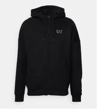 SUDADERA CON CREMALLERA EA7 por solo 45,85€