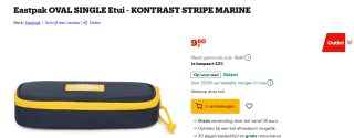 Eastpak Oval Single Etui voor €9,60 bij Bol
