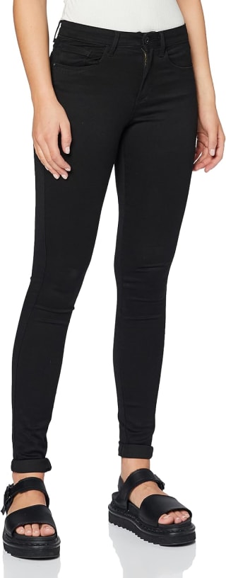 ONLROYAL Mid Waist Skinny Fit flared jeans voor €17,85 bij Amazon