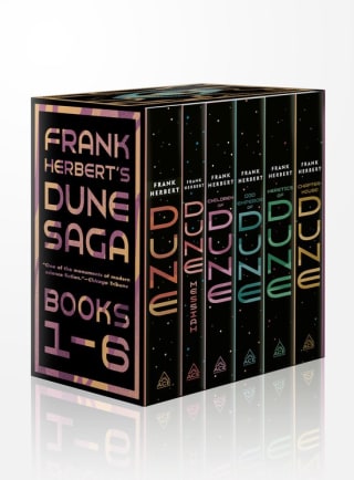 Frank Herbert's Dune Saga 6-Book Boxed Set voor €37,99 bij Bol