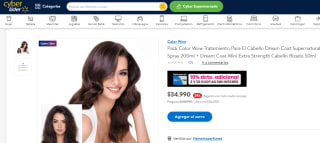 Pack Color Wow Tratamiento Para El Cabello por $34.990