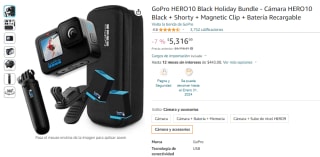 Gopro Hero 10 Bundle por $5,317 en Amazon