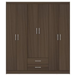 Closet 6 Puertas 2 Cajones Avellana a $3,599 en Sodimac