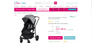 Poussette Trio Combinée Bébé Confort 3en1 Haze Tinted Gray à 231,88€