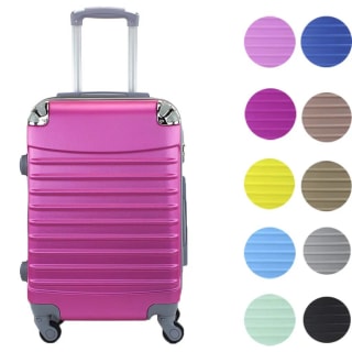 Maleta Avión Equipaje de Mano Cabina Trolley ABS Rígida 4 Ruedas por solo 14,85€