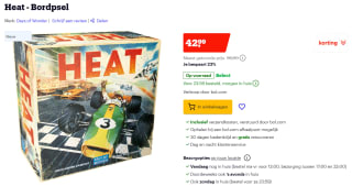 Heat: Pedal to the Metal Bordspel voor €42,99 bij Bol.com