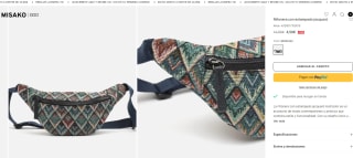 Riñonera con estampado jacquard por 4,50€