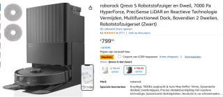 Roborock Q Revo - Robotstofzuiger voor €599,99 bij Amazon
