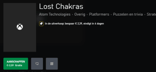 Lost Chakras voor de XBox One / XBox Series X|S / PC - gratis in de Xbox store