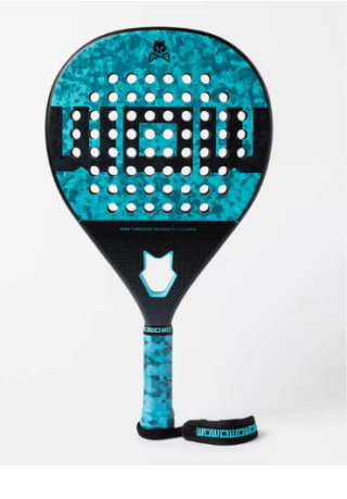 Pala de pádel Wolf on Wings Turquoise Shadow - Full Carbon 12K por 55.2€ (Cuenta Nueva 43.2€)