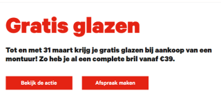 Volledige bril op sterkte vanaf €39 bij Hans Anders