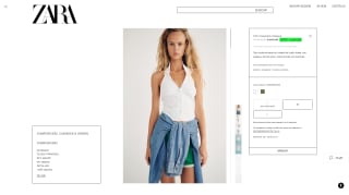 Top Chaleco Canalé Zara por 9,99€