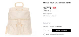 Mochila Mandarina Duck Md20 Lux por 49.99€