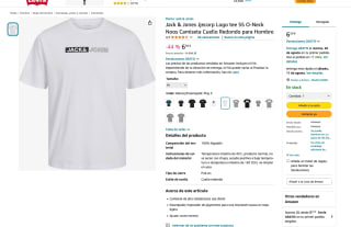 Camiseta Jack & Jones Jjecorp por solo 6,50€