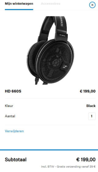 Sennheiser HD 660S2 - headphones voor €199