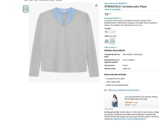 Camiseta Springfield para Mujer por solo 15,01€