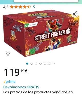 Street Fighter 6 Xbox por 119,19€.
