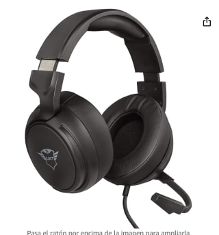 Trust Cascos Gaming GXT 433 Pylo Auriculares Gamer con Micrófono Plegable por 24€