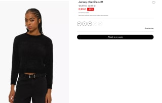 Jersey chenilla soft para Mujer por 5.99€